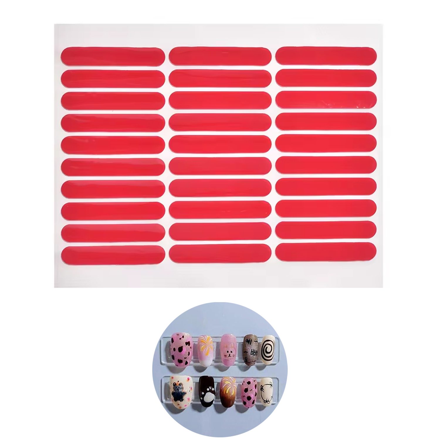Striping Tape Nail - LULAA Dwustronna Kryształowa Taśma do Zdobienia