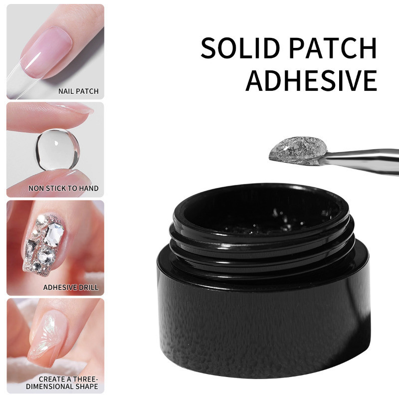 Nail Art Halal - 3 szt./zestaw Solidne Tipsy do Paznokci