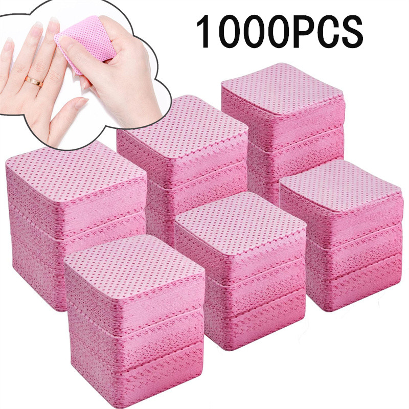 Nail Art Gel Polish - 20/50/100/300/1000 szt. Bezpyłowe chusteczki do paznokci,
