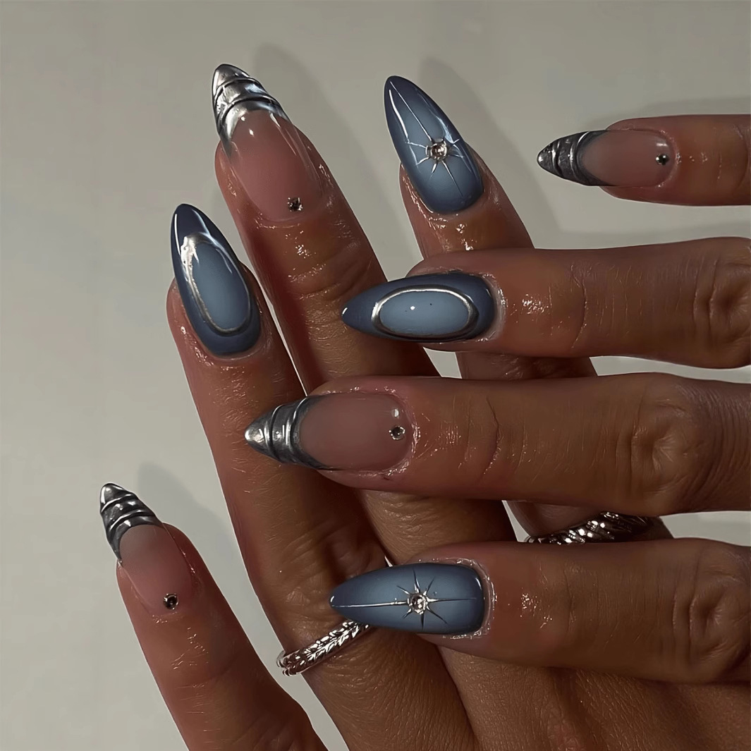 Zestaw 24 szt. krótkich, migda – Nail Art French recenzja i cena