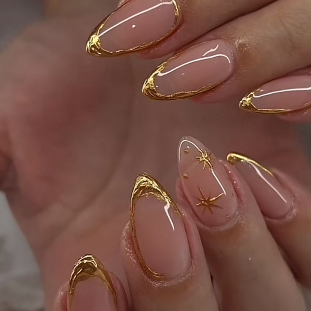 Zestaw 24 szt. krótkich, migda – Nail Art French recenzja i cena