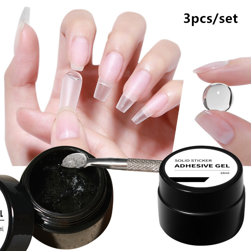 3 szt./zestaw Solidne Tipsy do – Nail Art Halal recenzja i cena