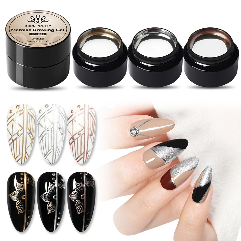 BORN PRETTY 5ML Super Silver M – Nail Art Chrome recenzja i cena