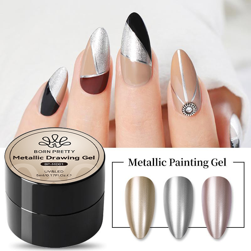 BORN PRETTY 5ML Super Silver M – Nail Art Chrome recenzja i cena