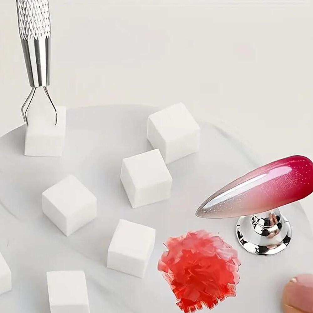 50/100 szt. Białe Mini Gąbki d – Nail Art Chrome recenzja i cena
