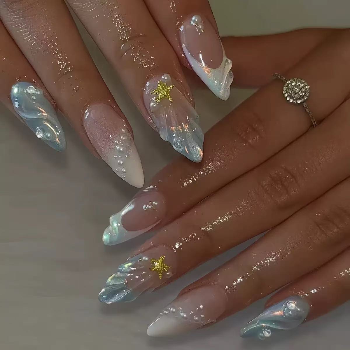 24 szt. Krótkie owalne naklejk – Nail Art Halal recenzja i cena