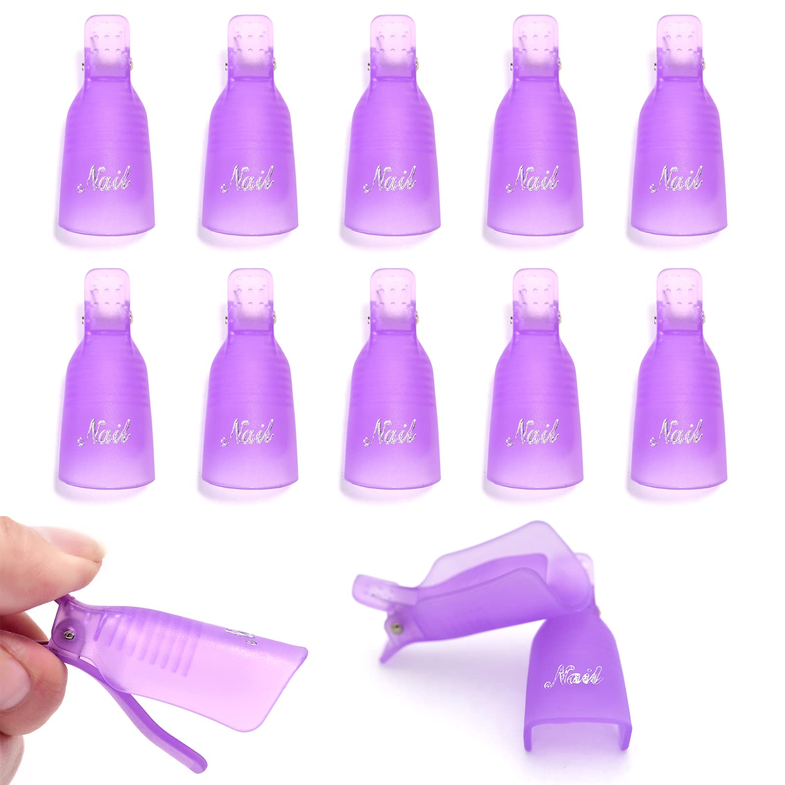 10 szt. Plastikowe klipsy do u – Nail Art Halal recenzja i cena