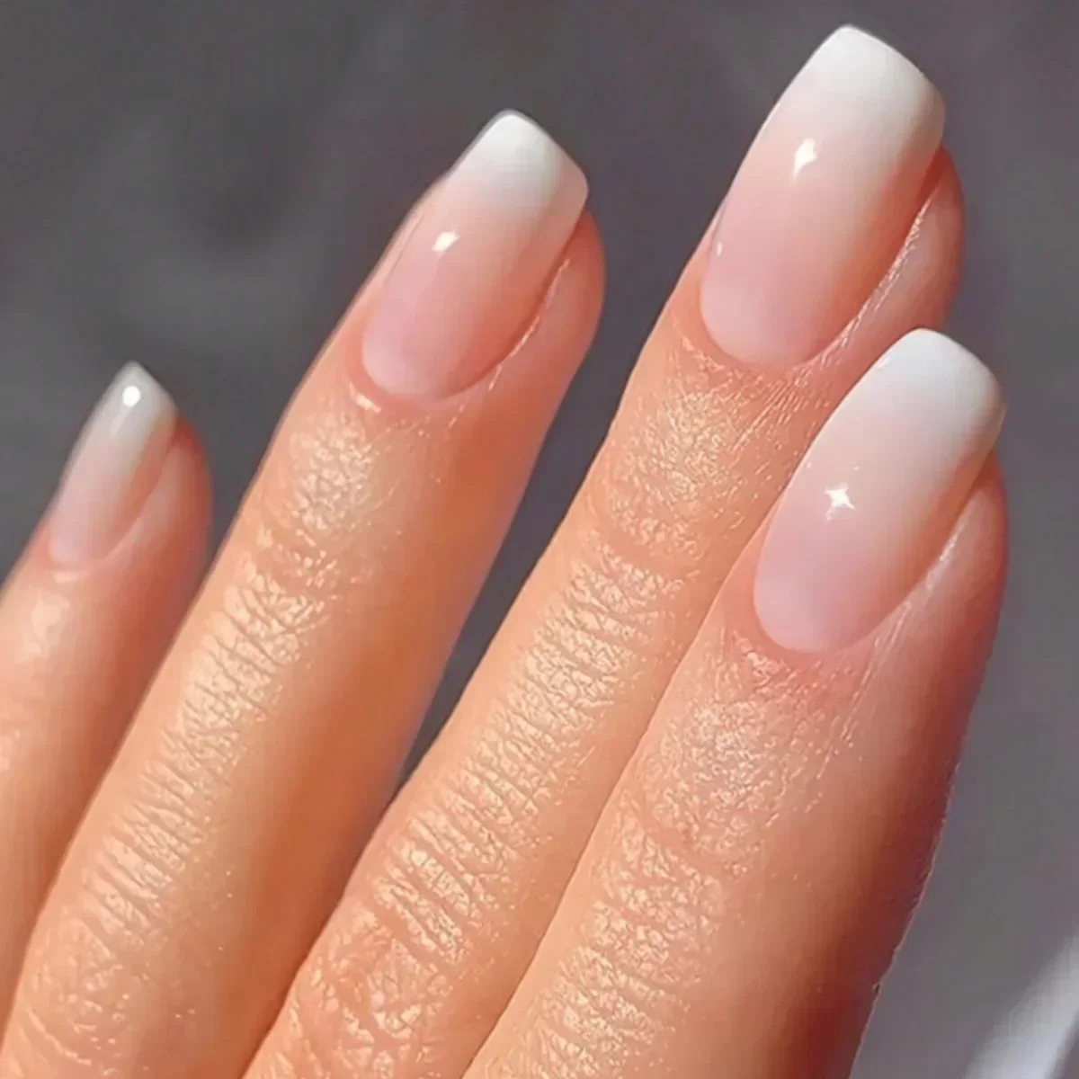 24szt Press on Nails Black Gra – Nail Art French recenzja i cena