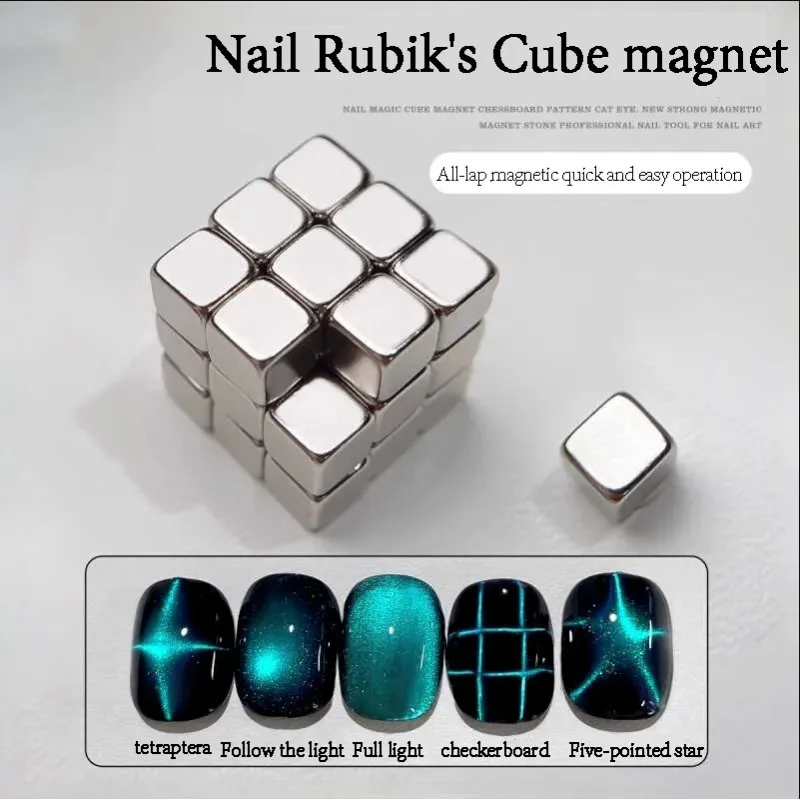 27szt Cat Eye Magnet Cube for  – Striping Tape Nail recenzja i cena