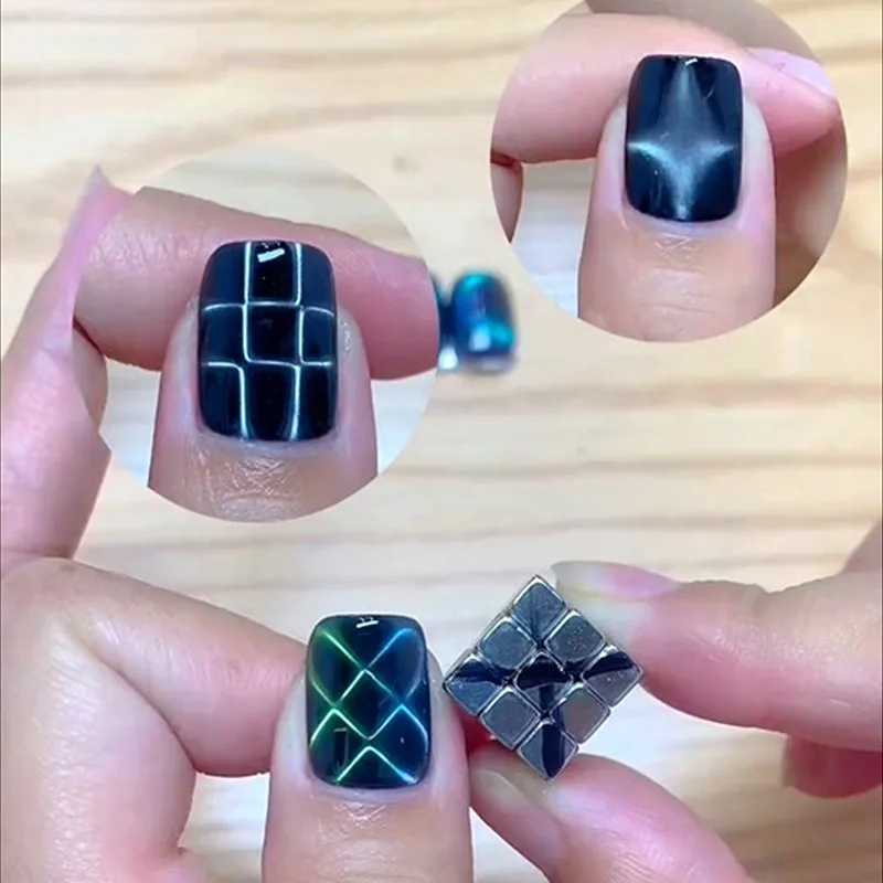 27szt Cat Eye Magnet Cube for  – Striping Tape Nail recenzja i cena