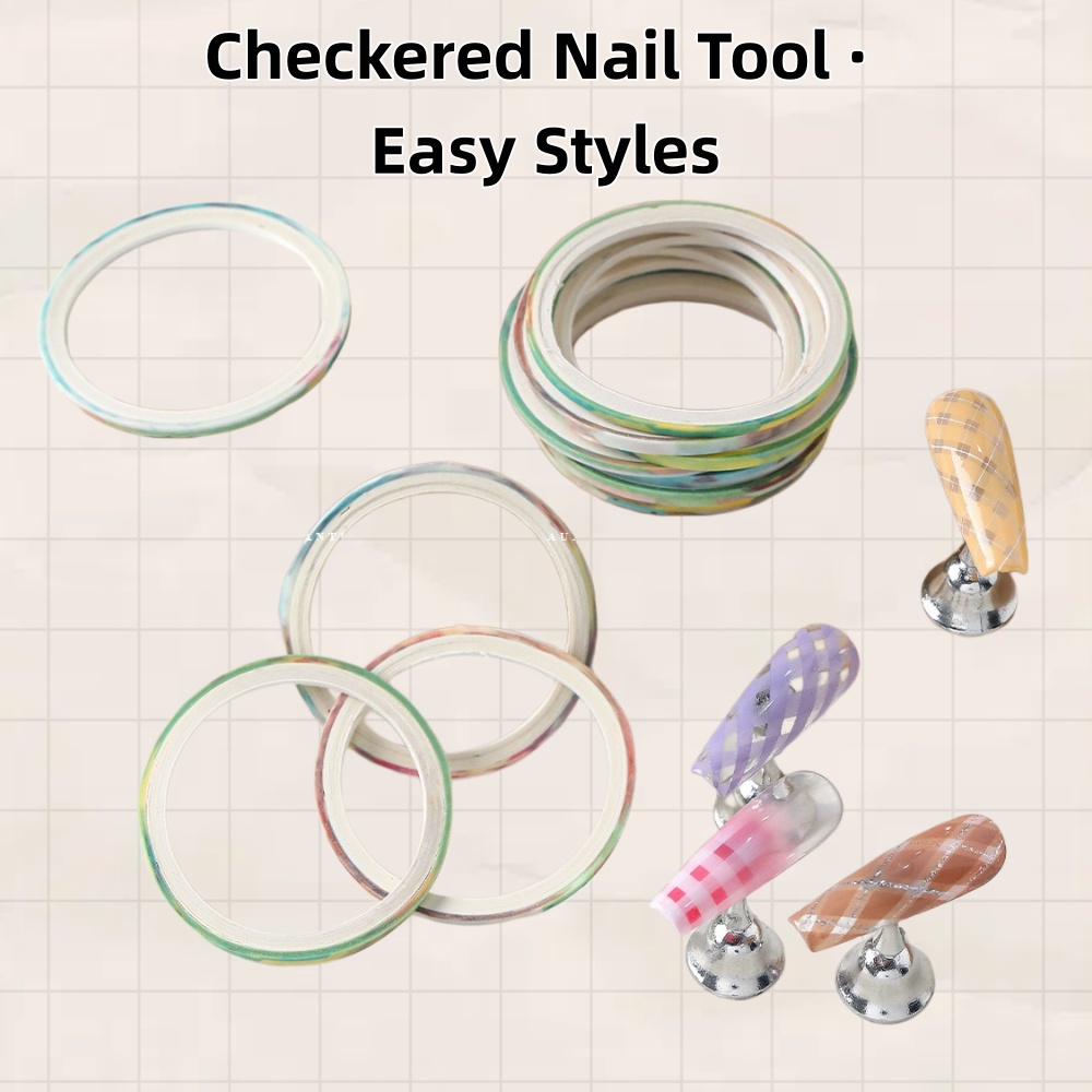 Zestaw 10 rolek taśmy do zdobi – Striping Tape Nail recenzja i cena