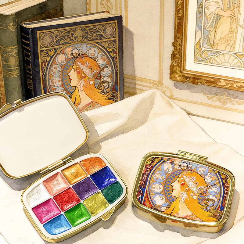 Zestaw farb akwarelowych z bro – Nail Art Van Gogh recenzja i cena