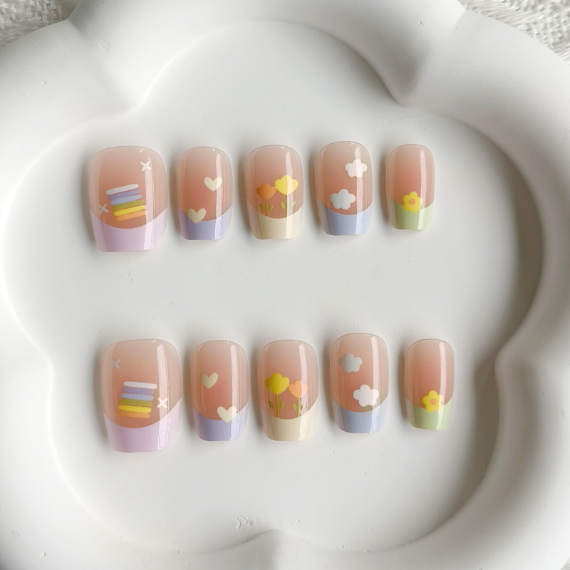10 szt. Damskie wiosenne, świe – Nail Art French recenzja i cena