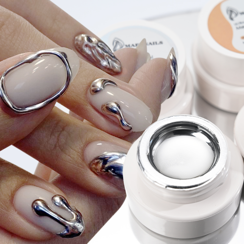 5ml Srebrny Złoty Metaliczny L – Nail Art Chrome recenzja i cena