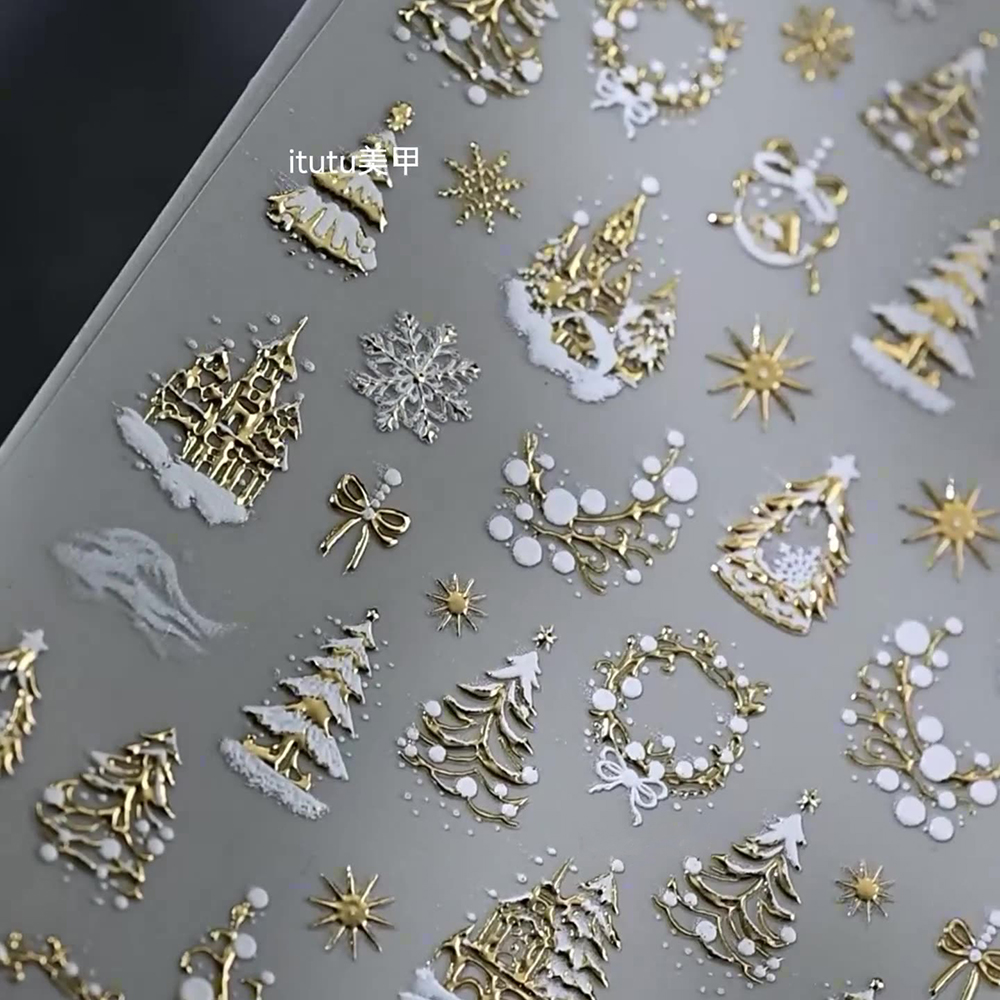 1 szt. Naklejki na paznokcie 5 – Nail Art Xmas recenzja i cena