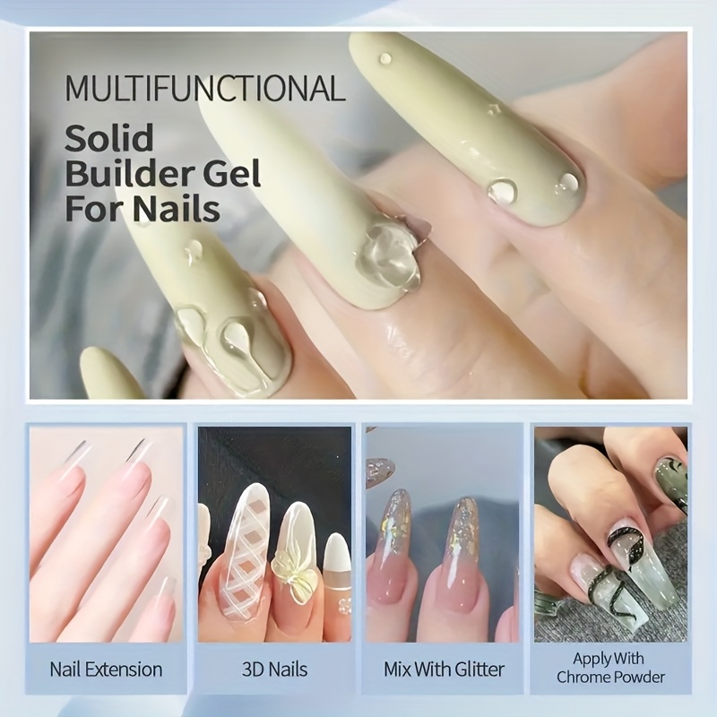 100g Przezroczysty, nieklejący – Nail Art Halal recenzja i cena