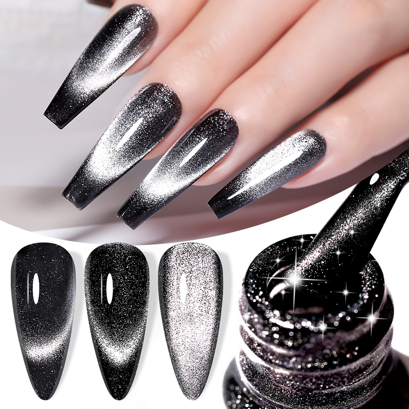 LILYCUTE 7ML Black Crystal Cat – Nail Art Chrome recenzja i cena