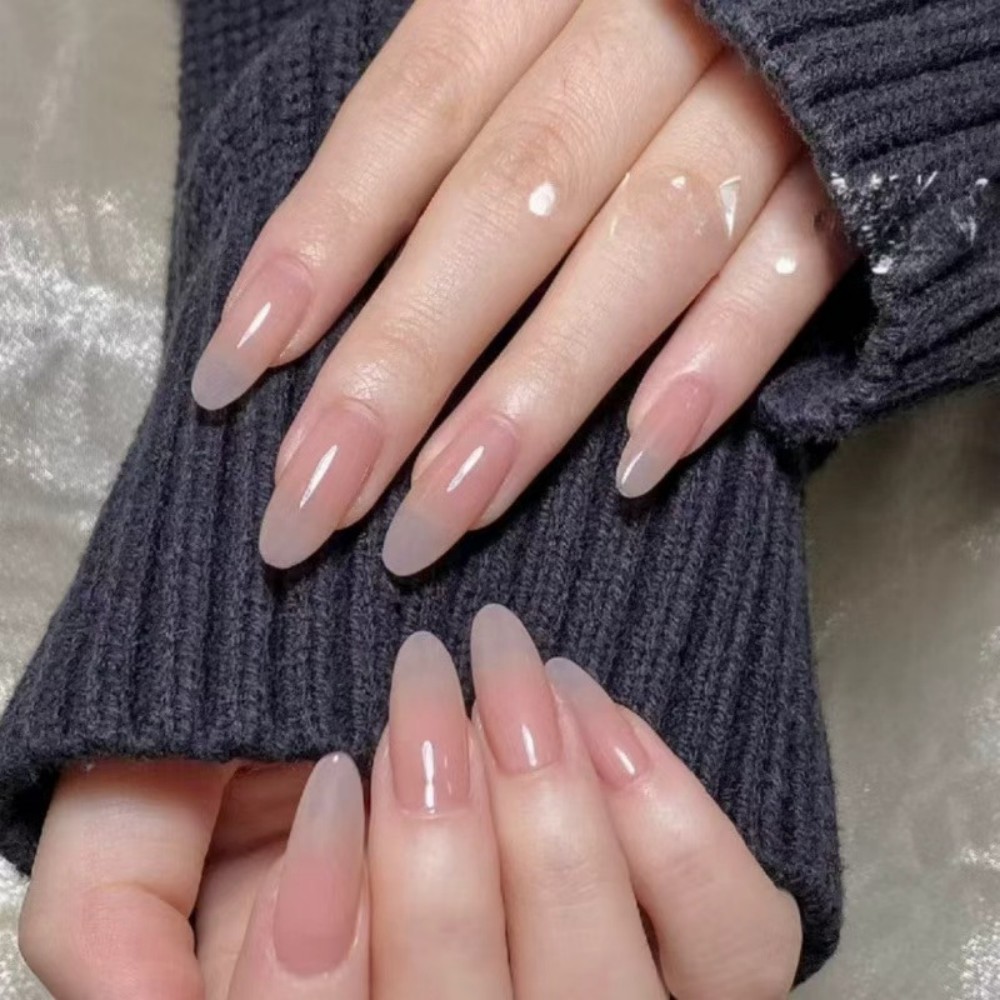 24 szt. Matowe, cieliste sztuc – Nail Art Extension recenzja i cena