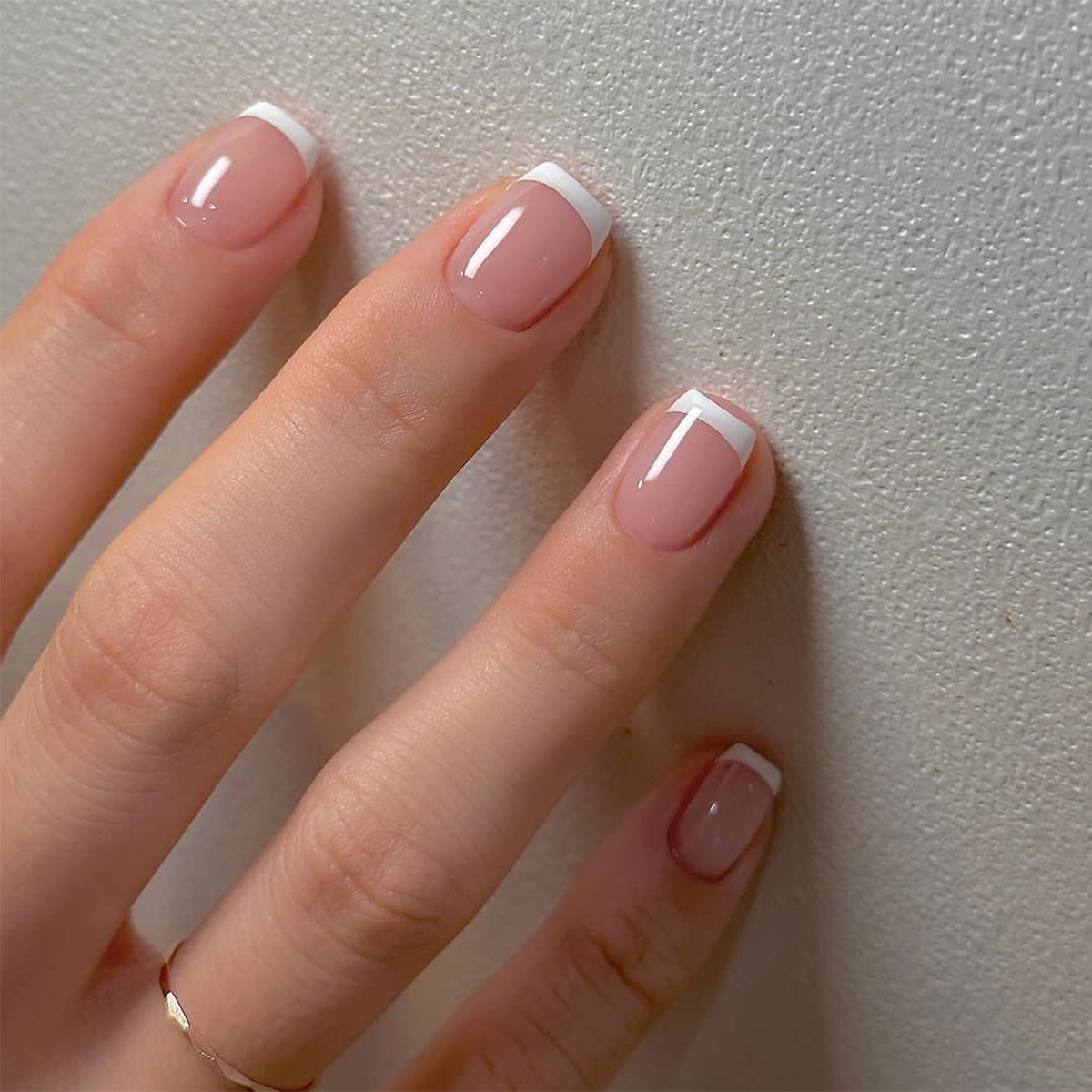 24 szt./zestaw Krótkie Sztuczn – Nail Art French recenzja i cena