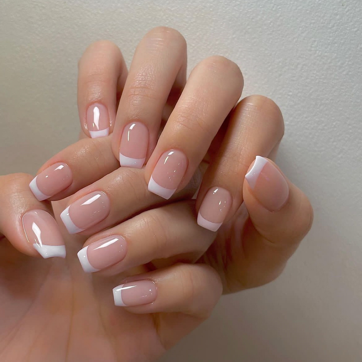 24 szt./zestaw Krótkie Sztuczn – Nail Art French recenzja i cena