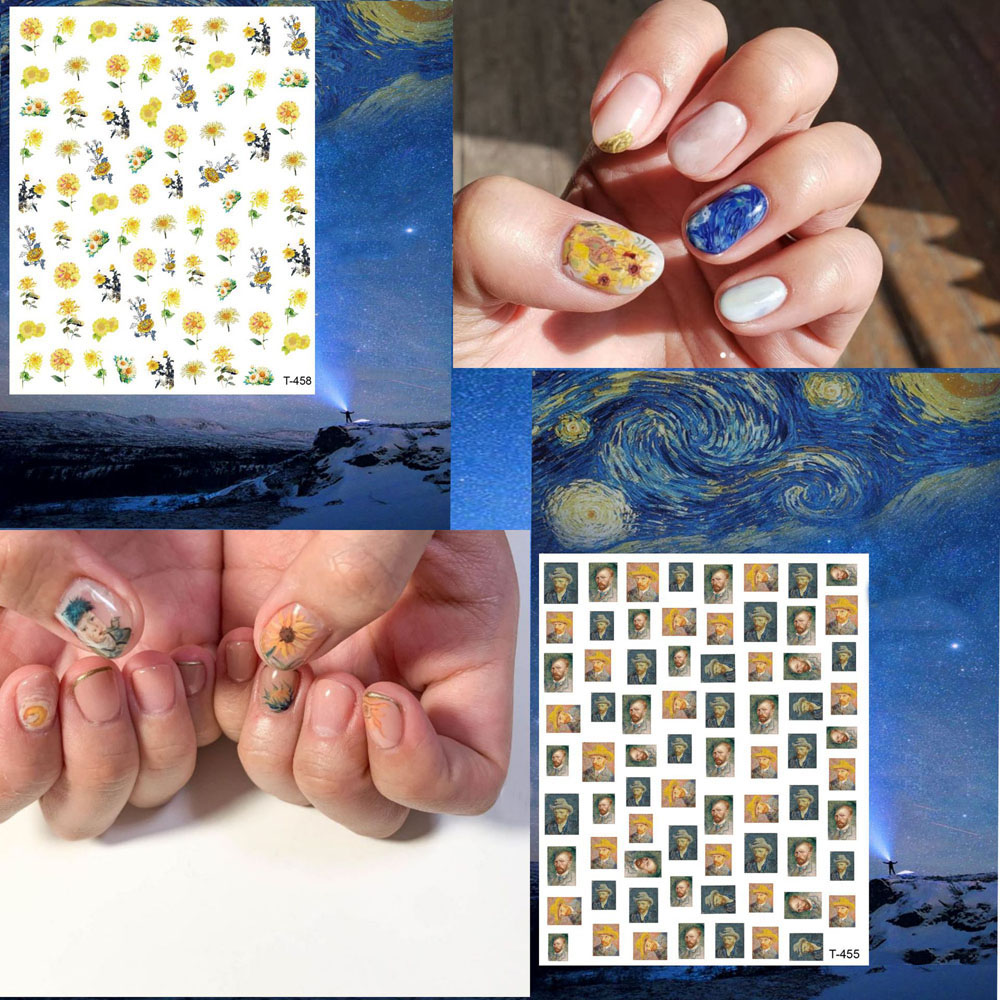 1 sztuk Van Gogh noc romantycz – Nail Art Van Gogh recenzja i cena