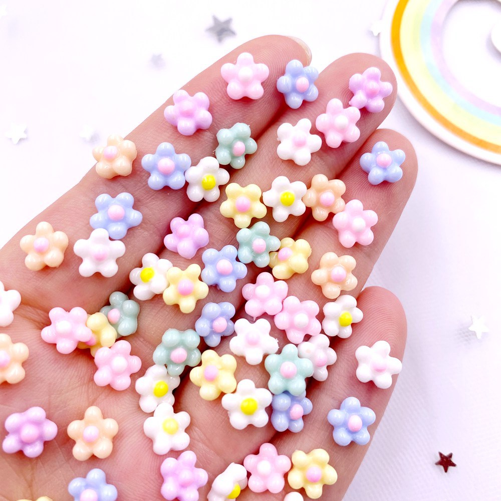 100 szt. 8mm Żywiczne Kolorowe – Nail Art Xmas recenzja i cena