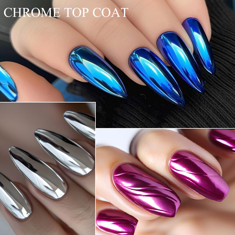 7ML Chromowany Top Coat do Efe – Nail Art Chrome recenzja i cena